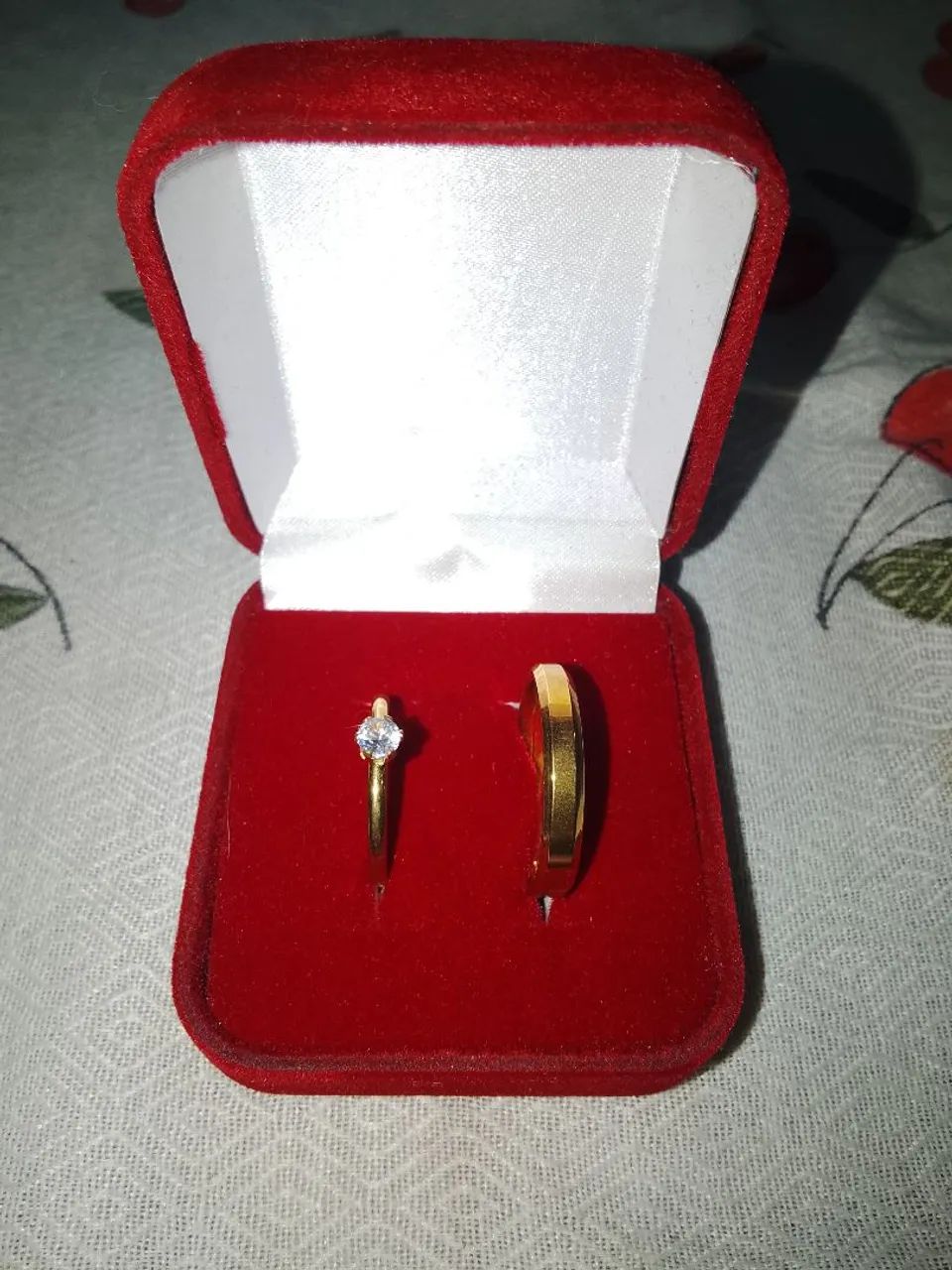 Aliança de aço inoxidável 
