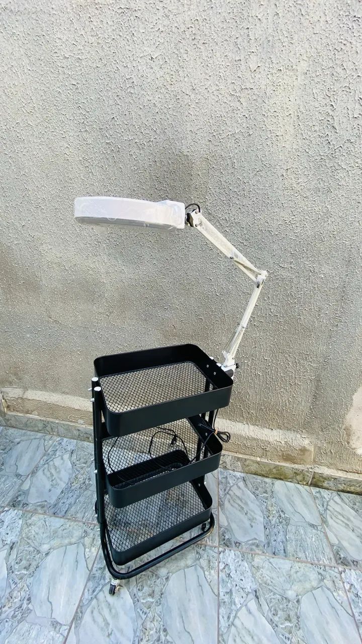 Carrinho auxiliar last design com Ring light  - Foto 3