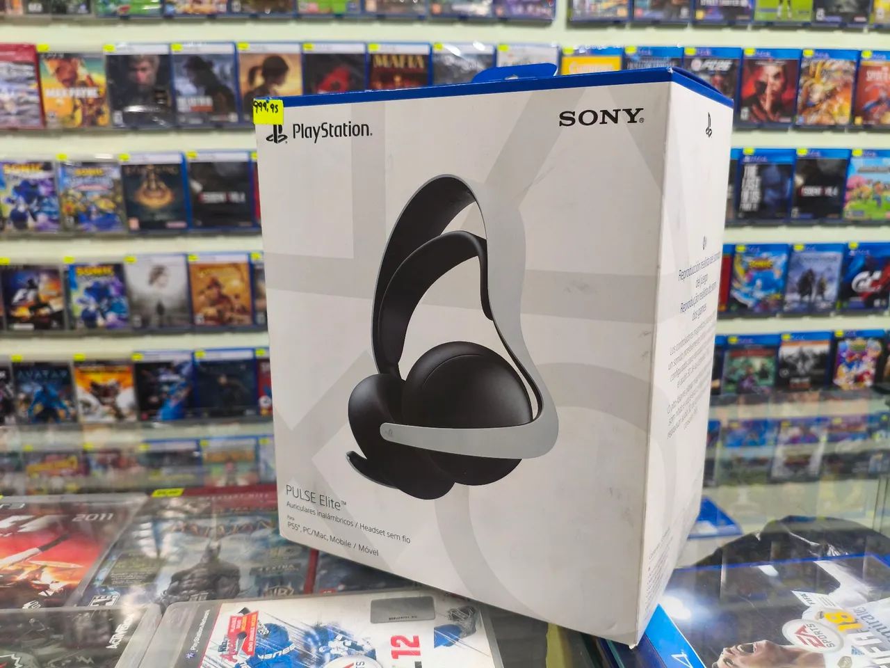 Headset Sony Pulse Elite disponível à pronta entrega.