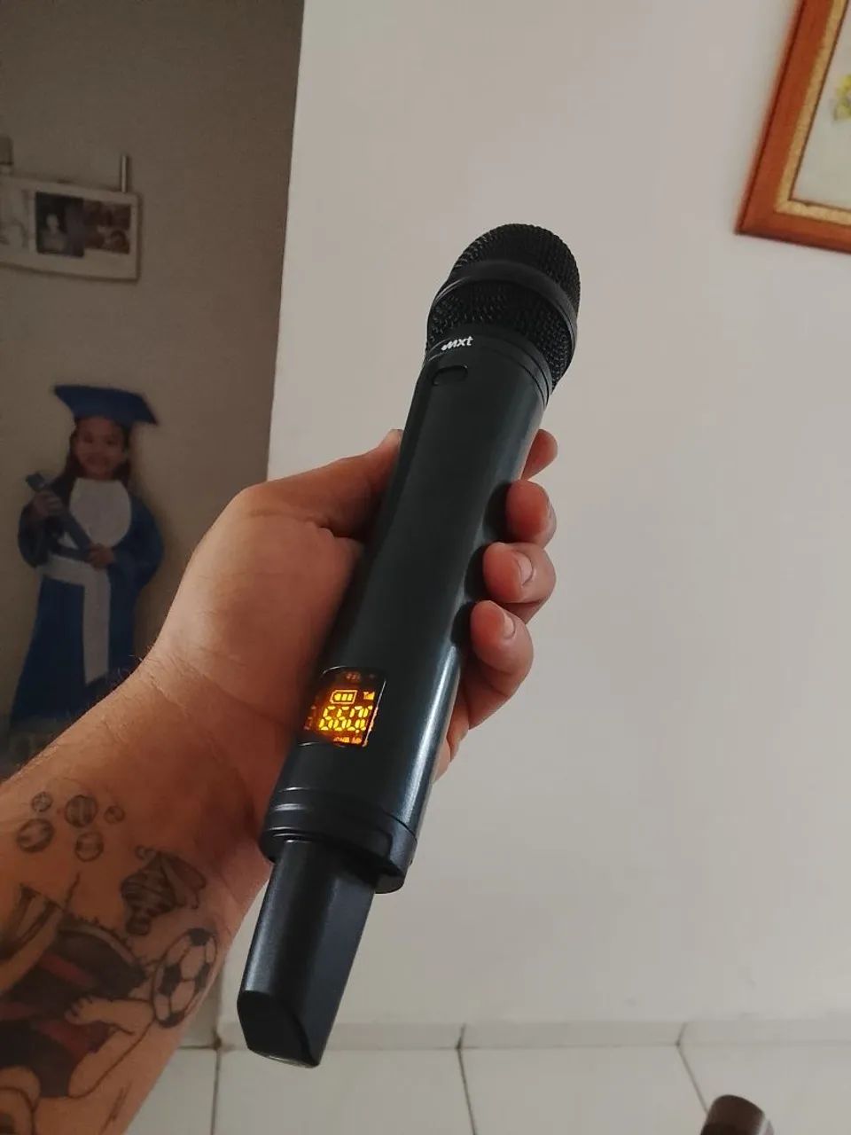 Microfone Duplo Sem Fio MXT MXD4-WRM - Foto 3