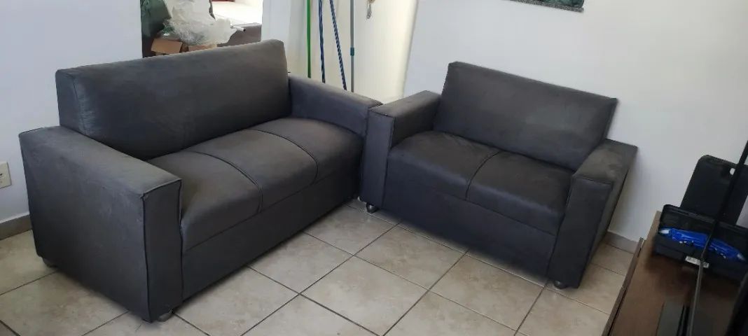 Sofá 2 e 3 lugares Suede de qualidade D33 Resistente Confortável Promoção | Garantia Inclu - Foto 5