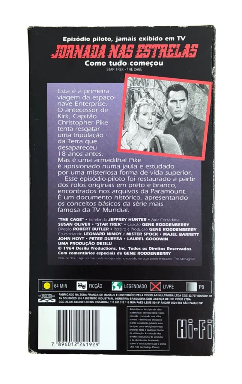 VHS - Star Trek - Como Tudo Começou - DVD, Blu-Ray e Vídeo Cassete