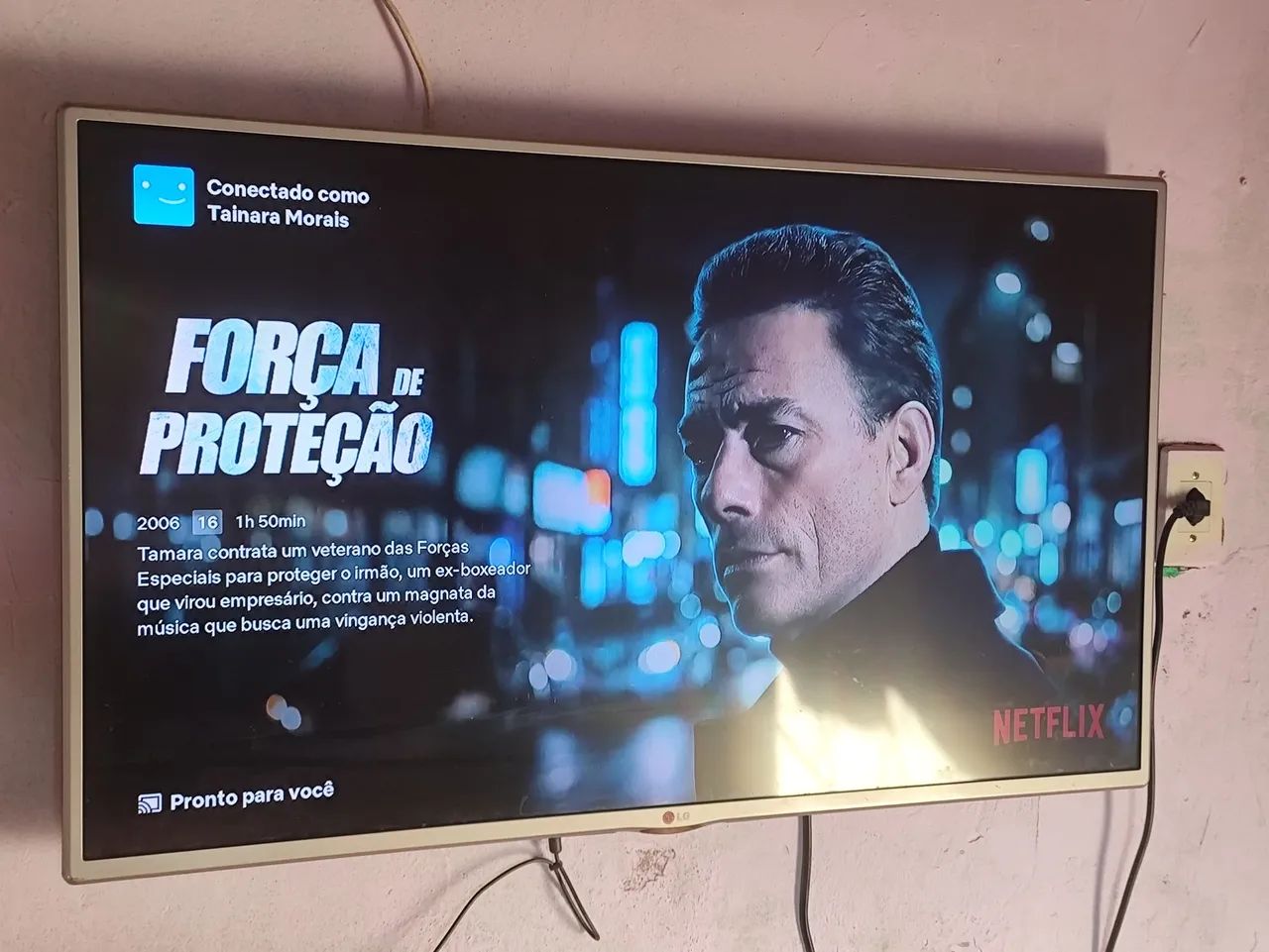 Tv 42 polegadas LG com aparelho Chromecast  - Foto 3