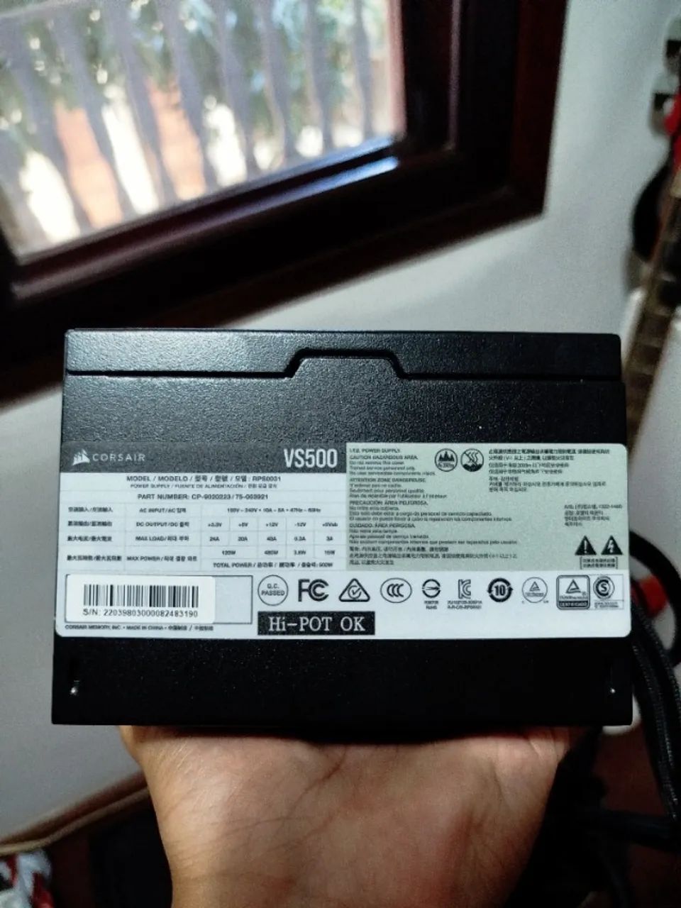 Fonte Corsair VS500 500w - Foto 2