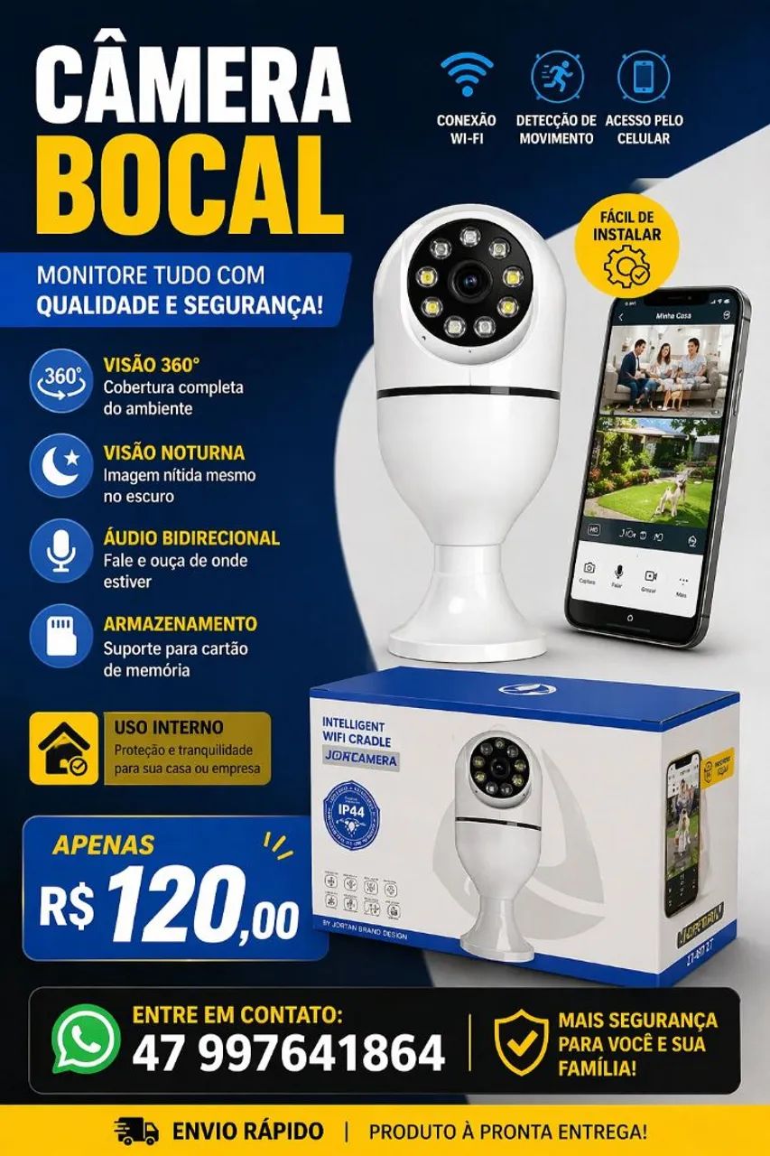 Câmera de bocal