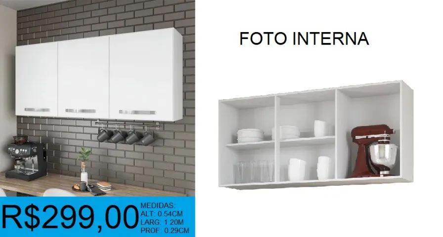 Aereo de 1.20 3 portas parcelamos sem juros  - Foto 2