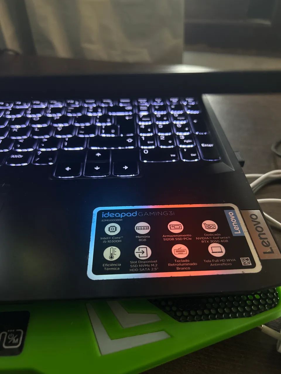 Notebook gamer 32gb de RAM rtx3050 impecável - Foto 3