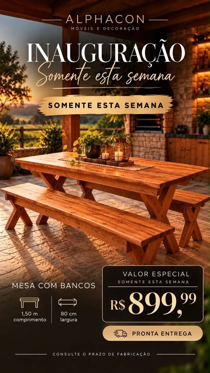 Mesa rústicas 