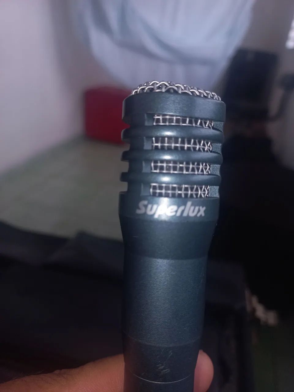 Microfone condensador superlux 52vdc phantom power - Foto 2