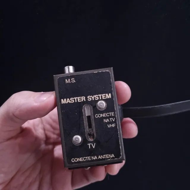 CAIXA DE RF ORIGINAL DO MASTER SYSTEM DE 1988 - ITEM DE COLEÇÃO - VALORIZE O SEU CONSOLE