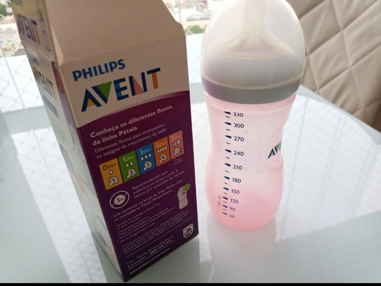 Mamadeira Avent Philips 330ml - Foto 3
