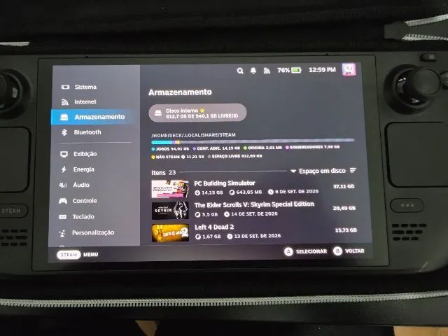 Steam Deck OLED 1TB (versão com plug de tomada europeu) - Foto 3