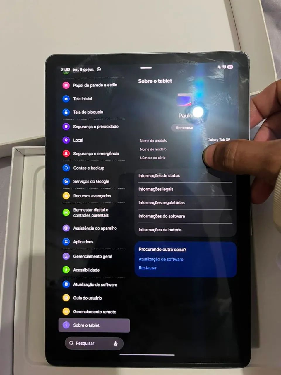Tablet Samsung Galaxy s9 plus - Foto 5