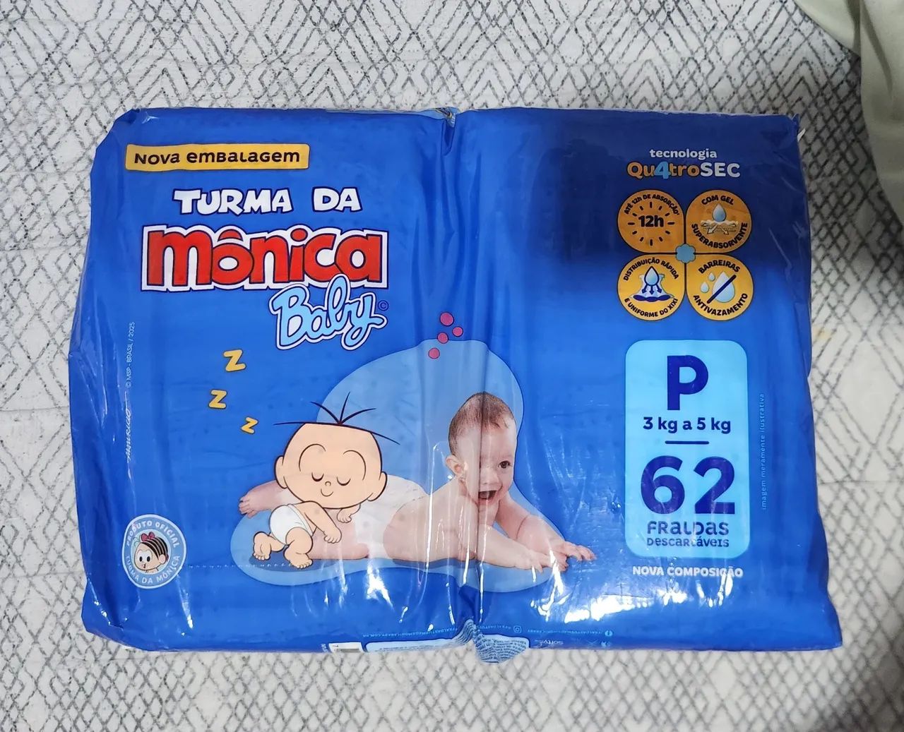 Fralda Turma da Mônica