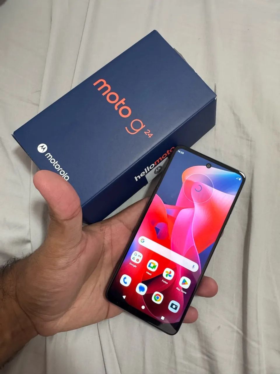 Celular smartphone Motorola Moto G24 preto - Foto 3