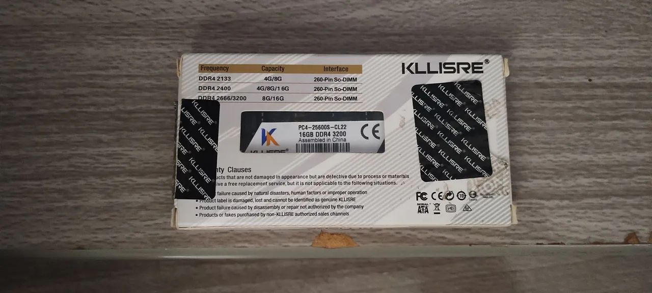MEMORIA RAM 16GB DDR4 NOTEBOOK