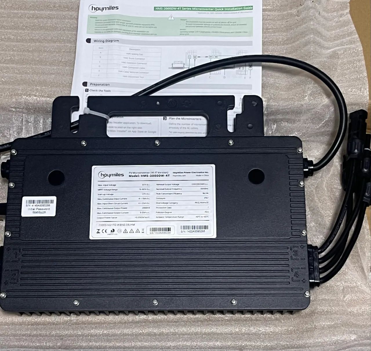 Micro inversor Solar Hoymiles HMS- 2000DW-4T - Foto 3