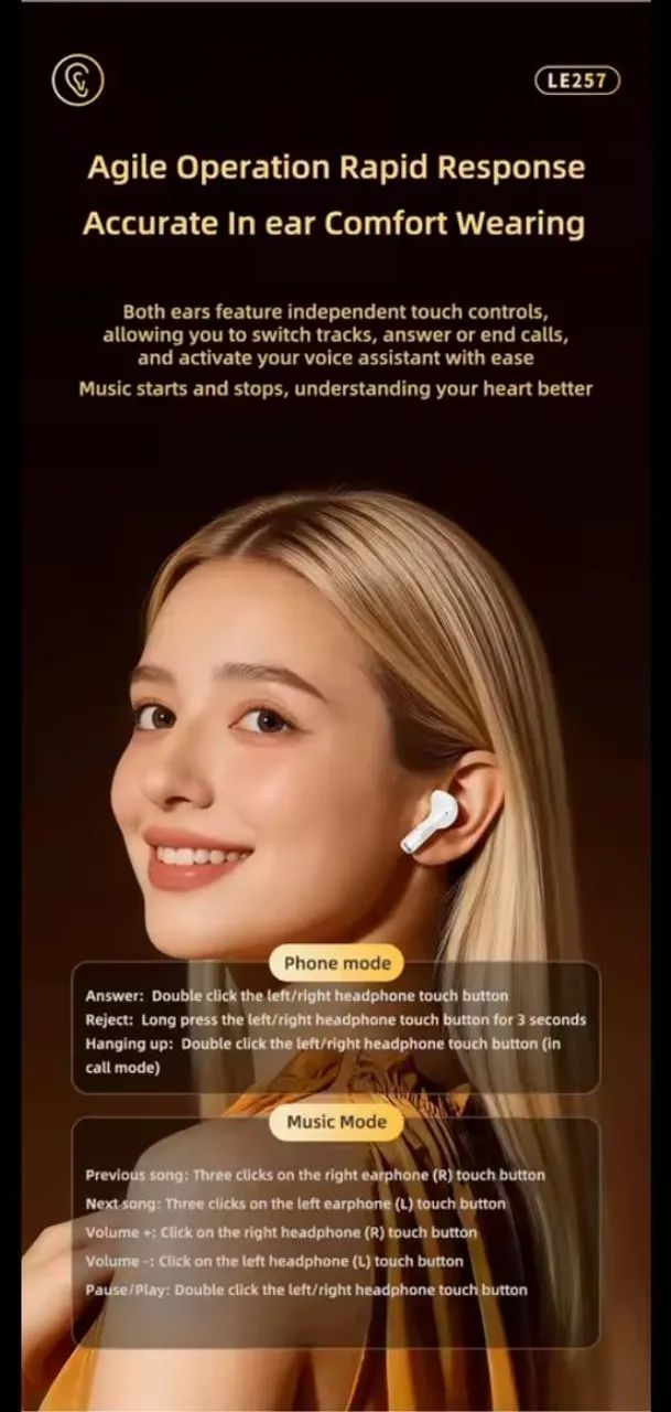 Fone Bluetooth Lenovo original novo - Foto 5