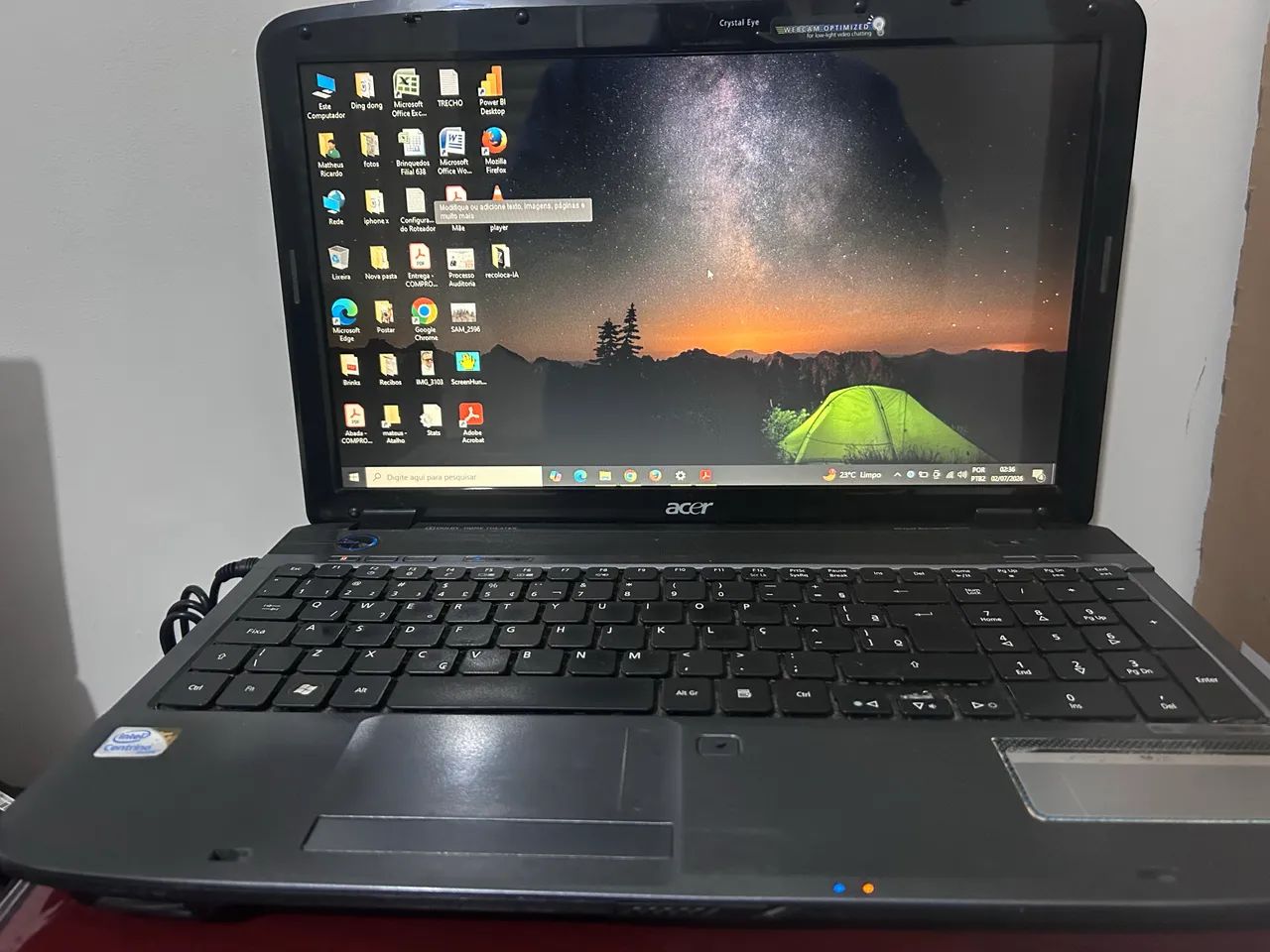 Notebook Acer 2011 - Lento - Foto 6