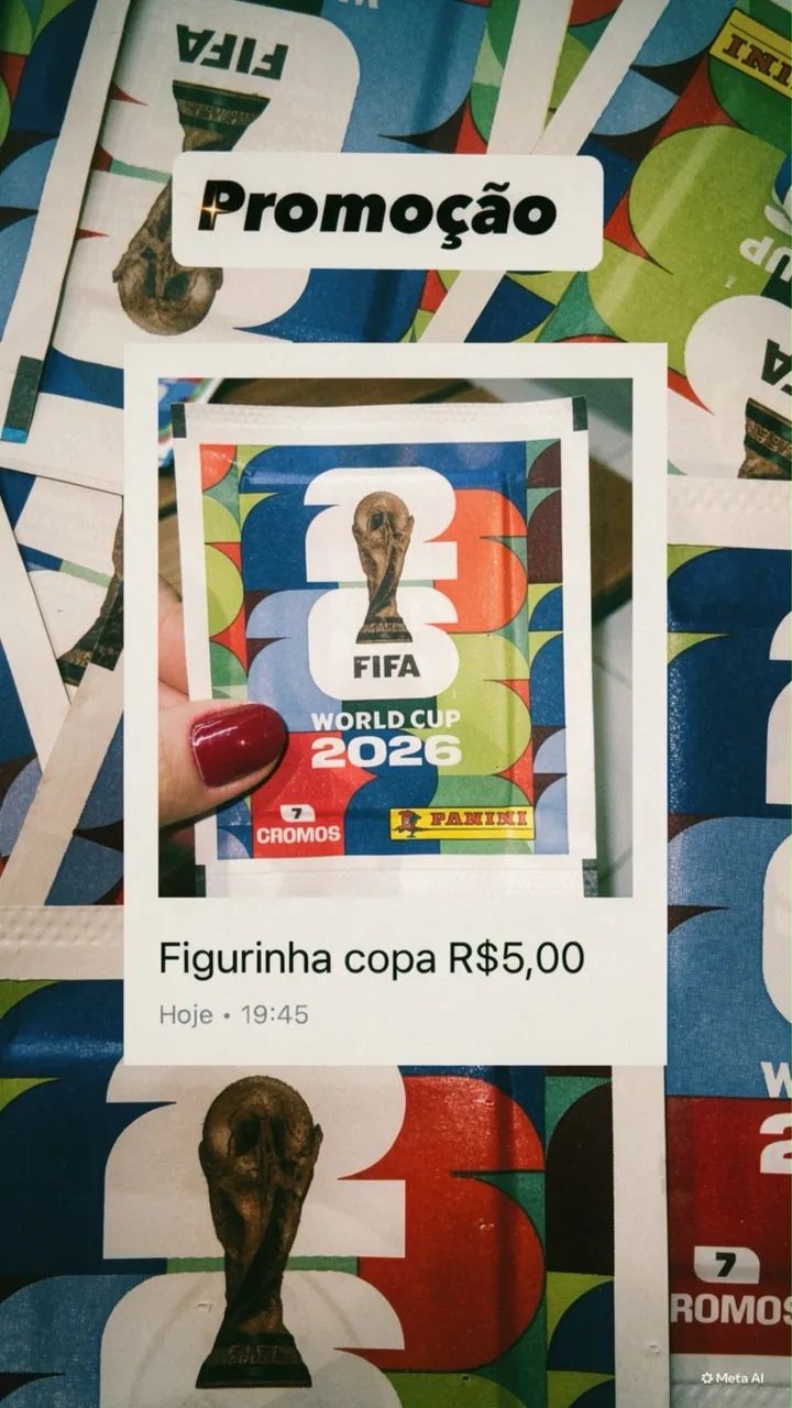 Figurinha da copa  - Foto 2
