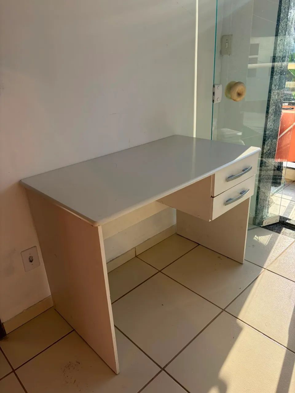 Mesa Escrivaninha 2 gavetas 