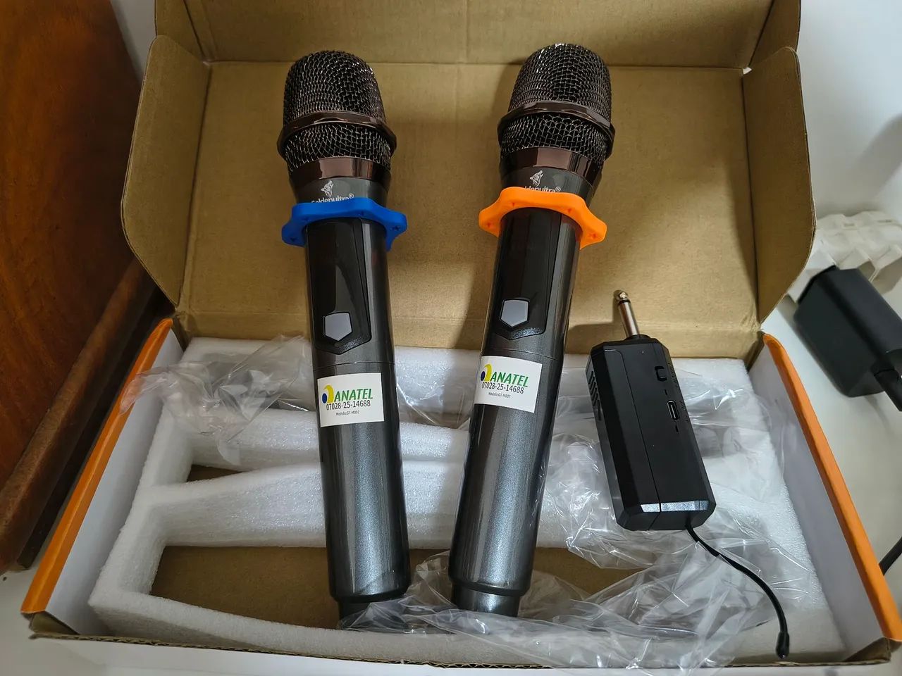 Microfone Duplo Profissional 