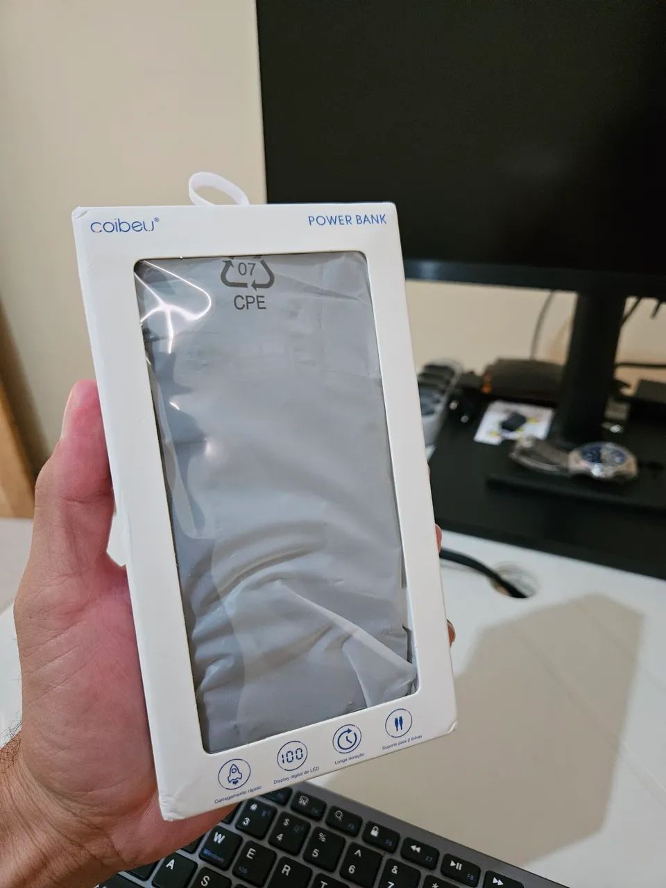 Power Bank 20000mAh com Display Digital - Foto 5