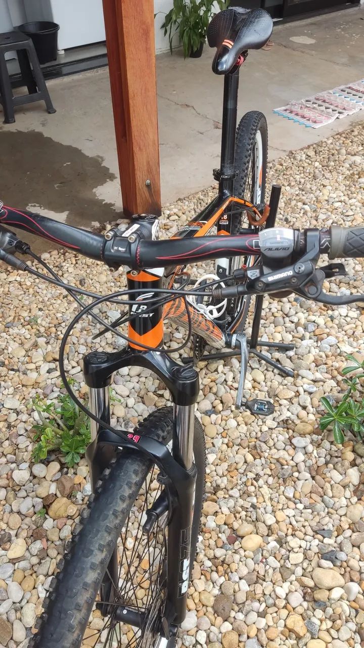Bicicleta aro 29 - quadro First 18 - kit Alivio 27v - Foto 5