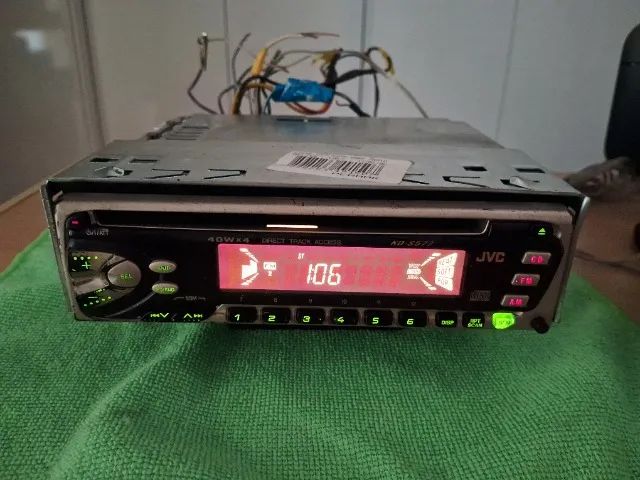Rádio e CD Player Automotivo JVC KD-S577 40Wx4 Com Chicote