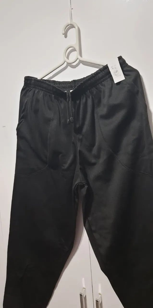 Calça Jogger Masculina Preta G Nova Com Etiqueta - Foto 3