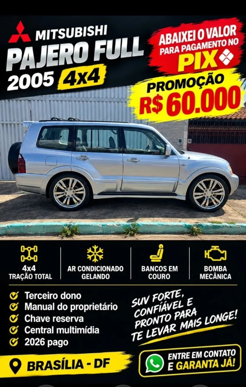 Mitsubishi Pajero Pajero Full GLS/GLS/PKHPE 3.2 Dies.TI 5p 2005