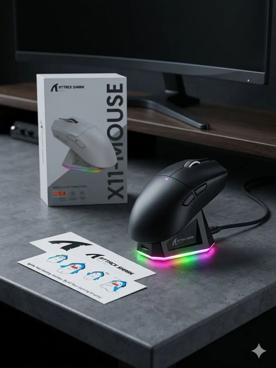 Mouse Attack Shark X11 lacrado - Periféricos e Acessórios de Computador ...