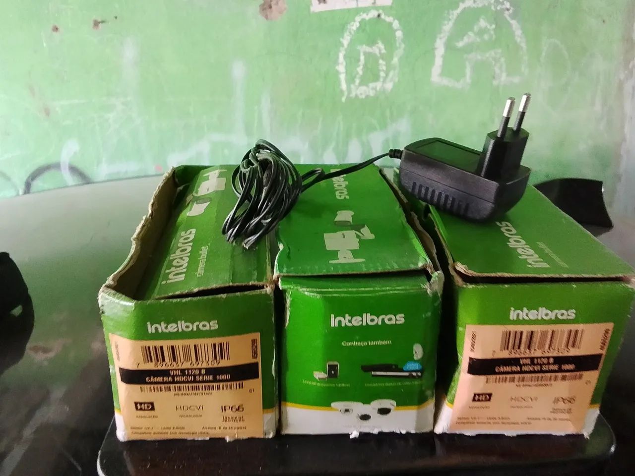 DVR giga 8 canais com 3 câmeras e HD de 500  - Foto 5