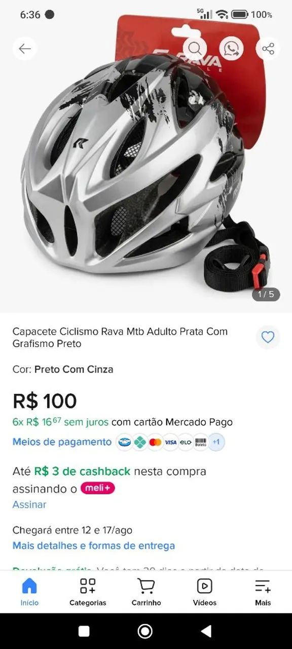 Capacete de bicicleta - Foto 4