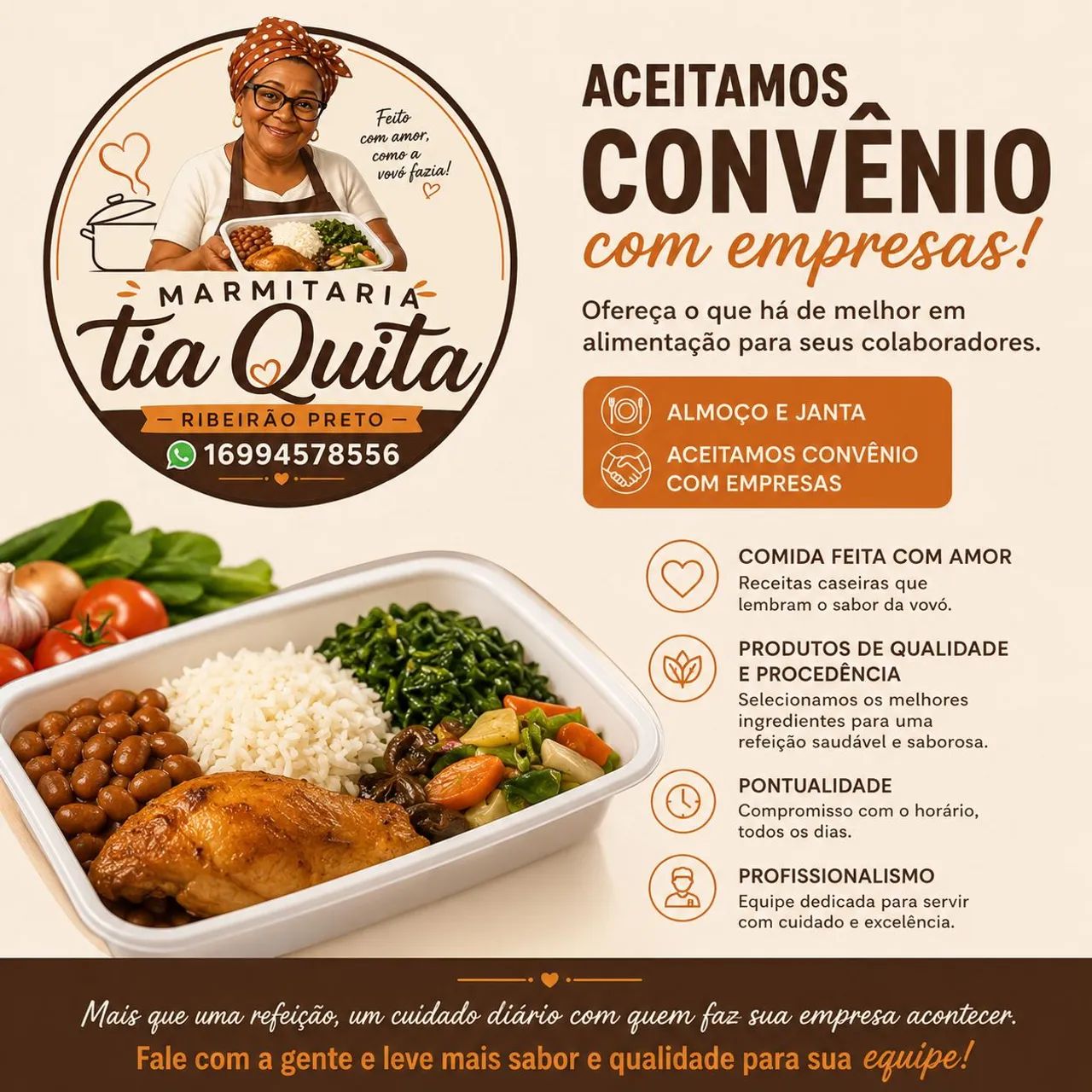 Marmitex para empresas 