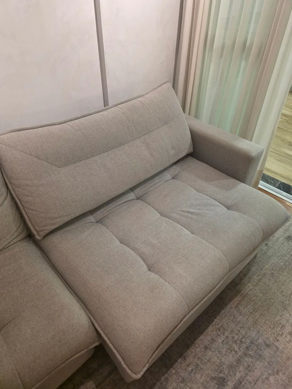 Sofá Grande com Chaise Retrátil - Foto 5
