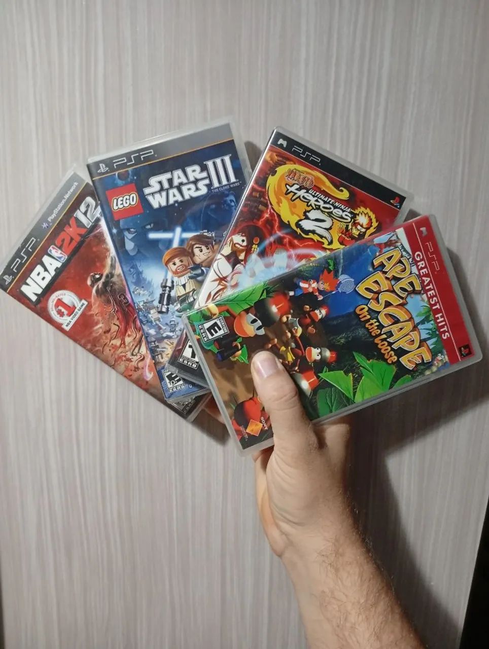 Lote 4 jogos psp - Jogos de Vídeo Game - Área Rural de Missal