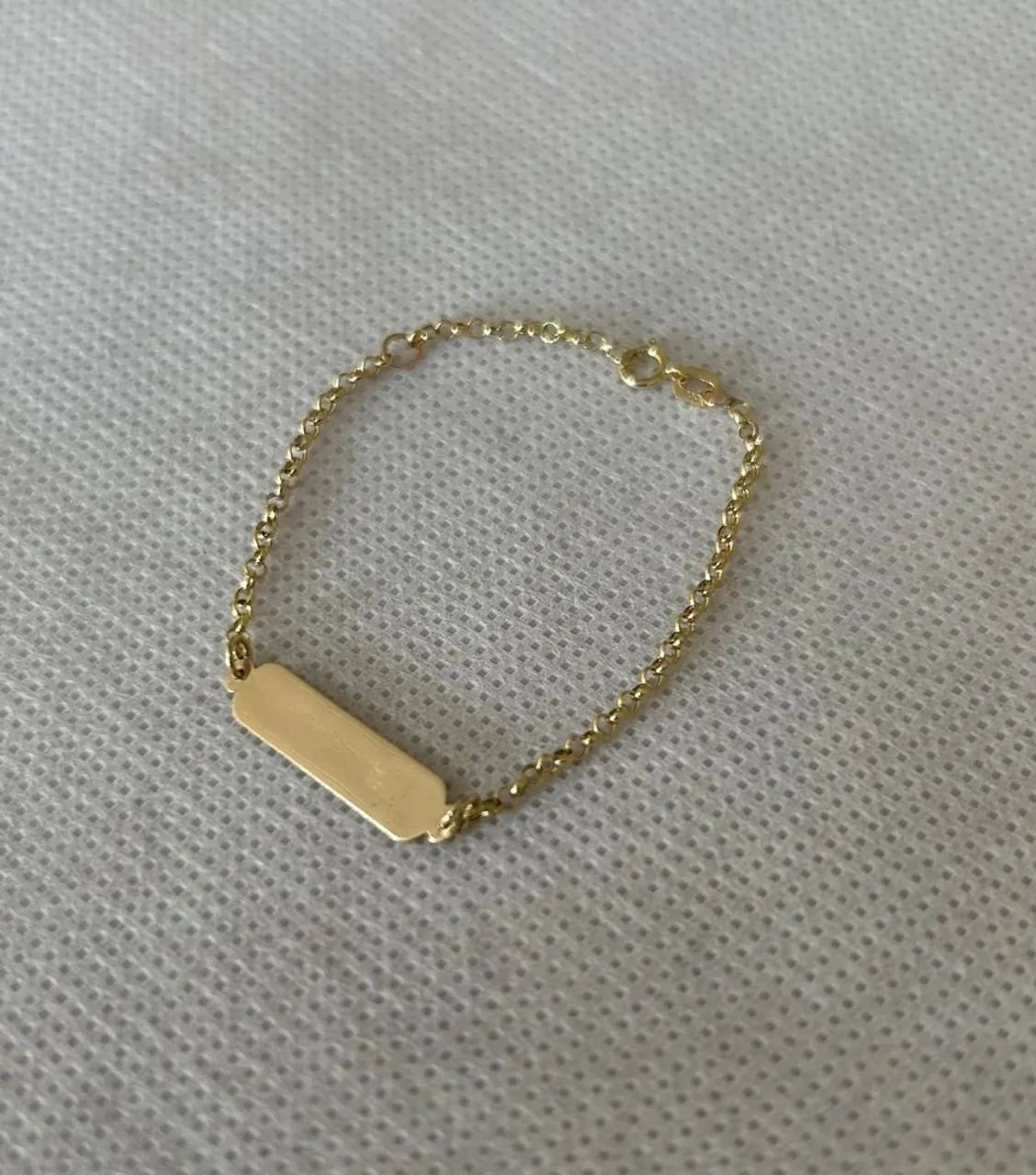Pulseira infantil Ouro 18k  - Foto 3