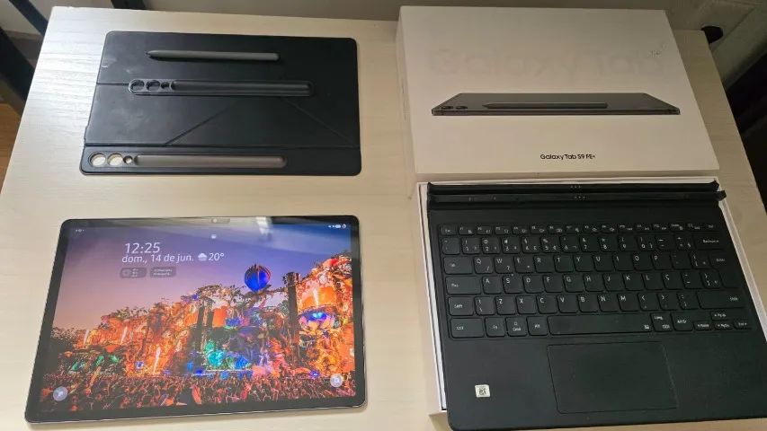 Tablet S9 FE PLUS 12.4 Polegadas 128gb - Só venda capa teclado sansung - Foto 3