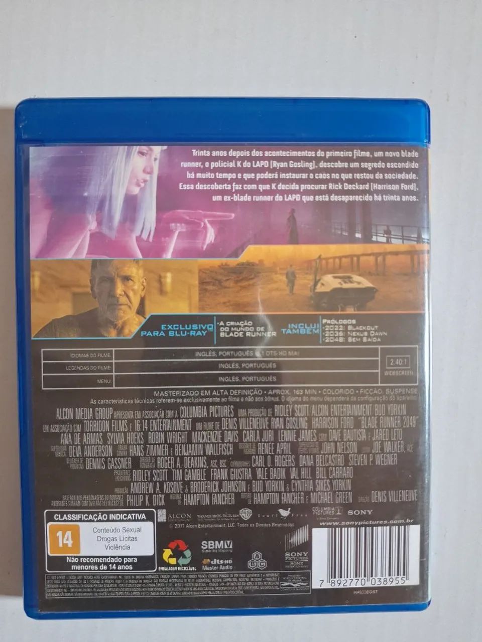 blu-ray blade runner 2049 - Foto 3