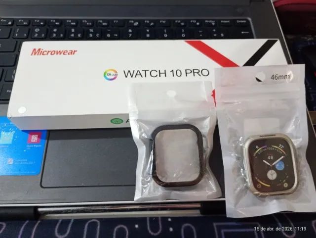 SmartWatch Prata W10 PRO TELA AMOLED 46mm - Foto 2