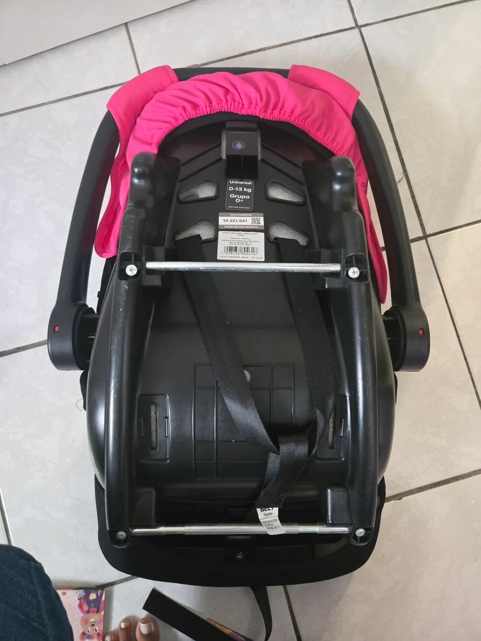 Bebê Conforto Rosa - Pouquíssimo Uso - Foto 5
