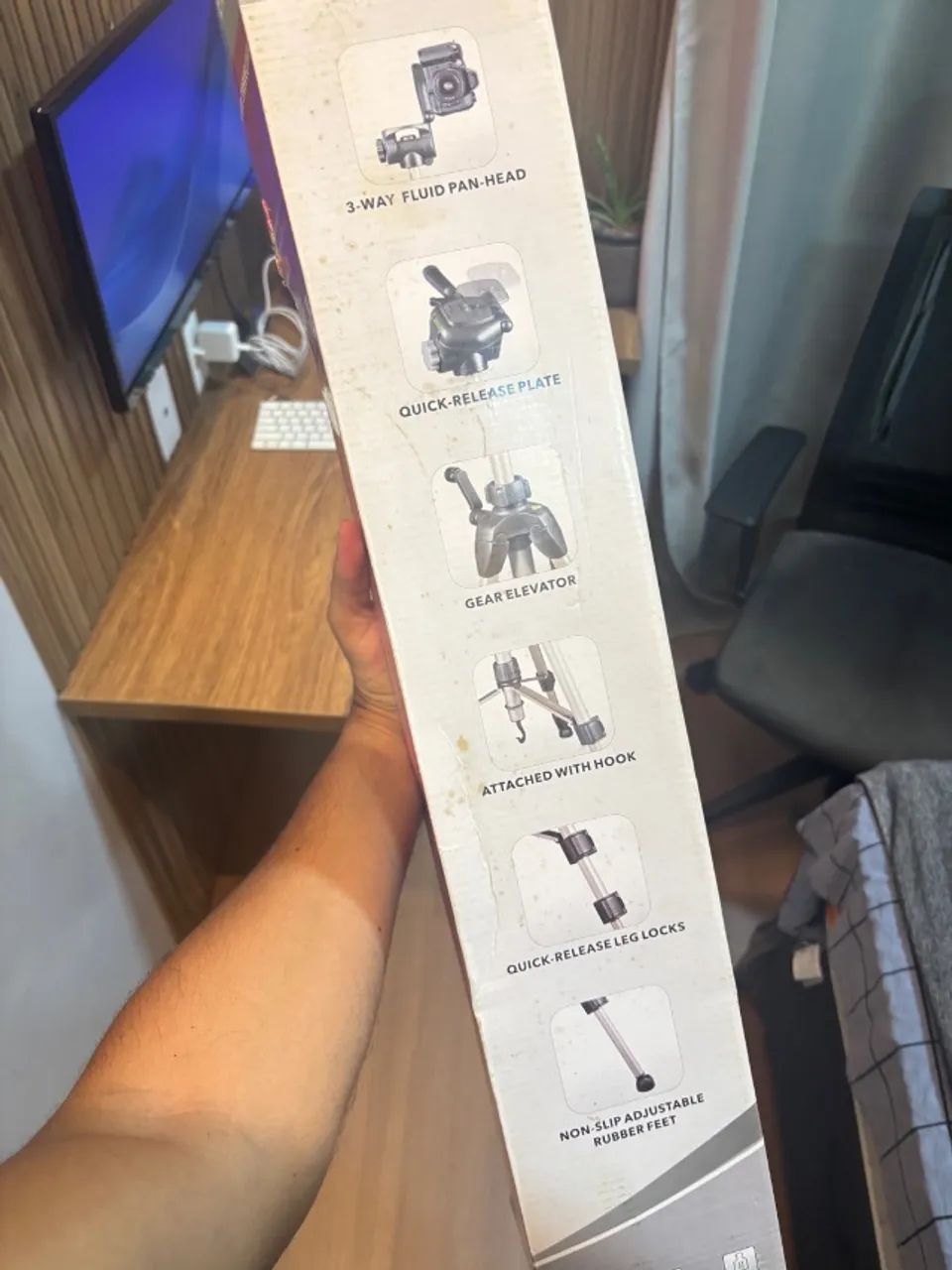 Tripé Weifeng WT-3770 - Foto 4