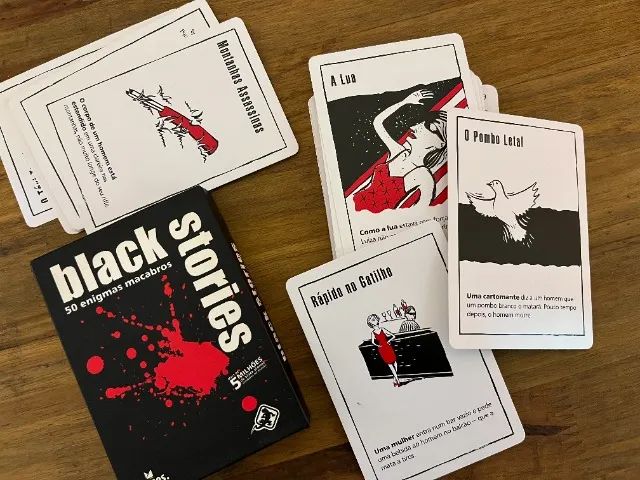 Black Stories Jogo de cartas - Foto 5
