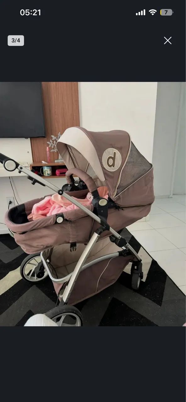 Carrinho Dzieco moisés  - Foto 4