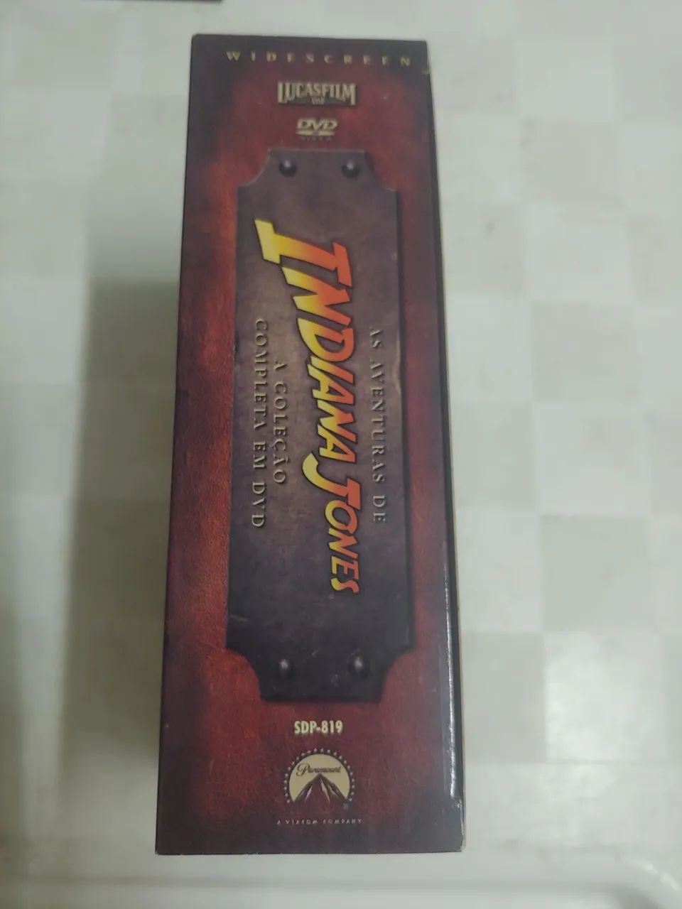 Box Dvd Trilogia Indiana Jones - 3 filmes + 1 disco de extras