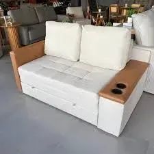 SOFÁ CAMA ANIS 1,60M  LINHO. PRONTA ENTREGA. - Foto 5