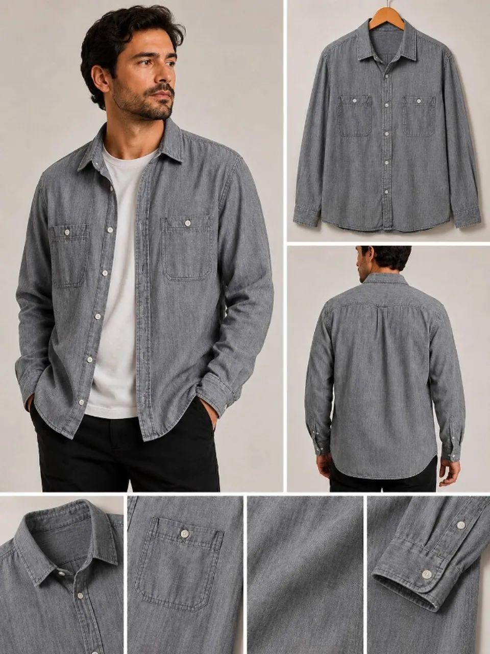 Camisa masc. manga longa Goodiellow