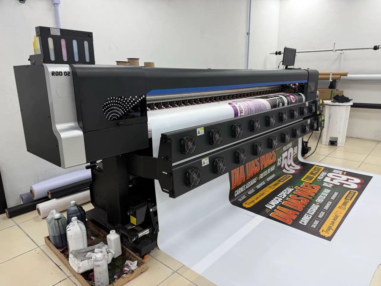 Vendo Plotter de Impressão 3,20 com quatro cabeças i3200