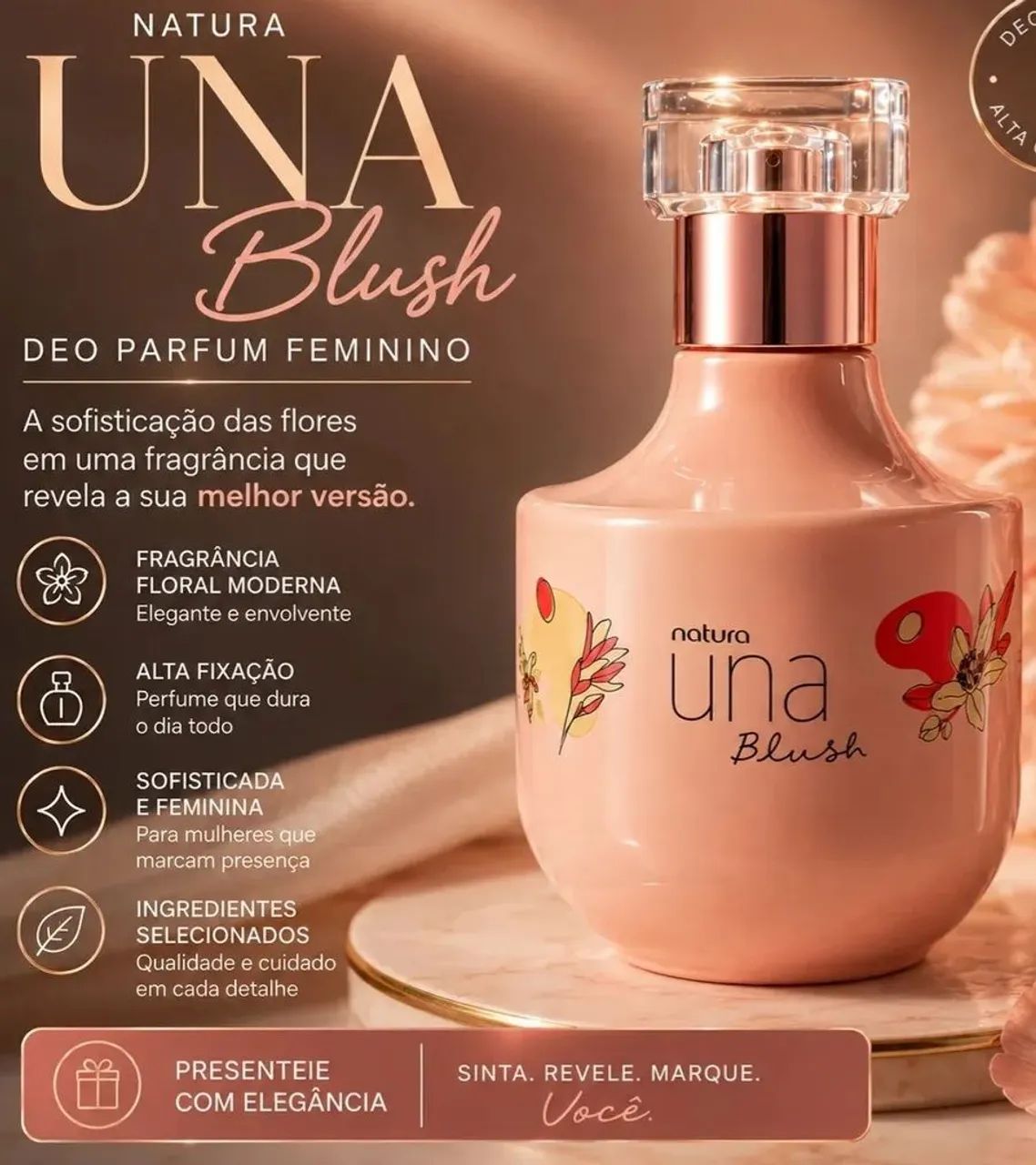 Perfume natura una blush